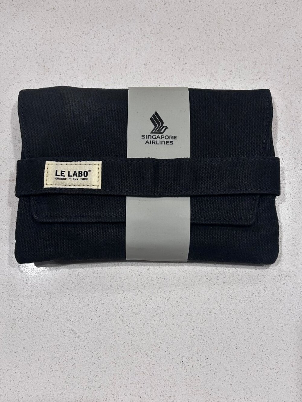 New 2026 Singapore Airlines Business Class Waxed Canvas Amenity Kit by Le Labo
